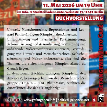 Broschure Indigene Kaempfe in den Americas